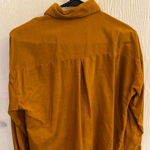 Mustard Corduroy Shirt